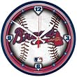 Atlanta Braves Wall Clock - Baseball Sports Merchandise