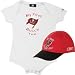 Tampa Bay Buccaneers Boys Newborn 6-9 mos. My First Cap & Bodysuit Set