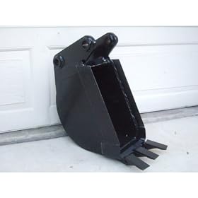 10" Replacement Backhoe Bucket for Kubota L35, BH90 (Lead-time 10 days)