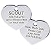 GoTags Stainless Steel Pet ID Tags, Personalized Dog Tags and Cat Tags, up to 8 Lines of Custom Text, Engraved on Both Sides, in Bone, Round, Heart, Bow Tie and More