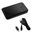 EVOPower Black 2 USB Port Compact External Portable Rechargeable Emergency Backup Battery Charger (5000mAh) - Includes USB Charging Cable + Interchangable Charging Tips + 1 Year Warranty - for Motorola Charm / Grasp / Rambler / Bali / Droid 2 A955 / I1 / Cliq XT / Quench / i890 / Backflip / Devour / A555 / Brute i680 / Quantico V840 / V845 / i410 / Crush image 5