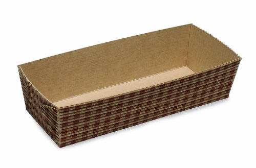 Welcome Home Brands T70137BX Rectangular Loaf Baking Pans, Set of 6, Check