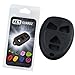 KEYGUARDZ Black Rubber Keyless Entry Remote Key Fob Skin Cover Protector