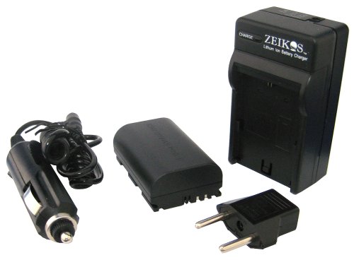 Zeikos ZE-LPE6BC Charger and Battery for the Canon LP-E6