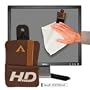 Alpine Innovations Large Microfiber HD Cleaning Cloth 12" x 12" for TVs and Computer Monitors with Attaching Hook