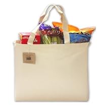 Ecobags Recycled Cotton Canvas Tote Bag