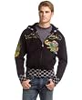 Ed Hardy Pirate Skull Multicolor Hoodie