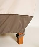 Veranda Patio Table & Chair Set Cover 70932, Large, Pebble for Rectangular or Oval Table up to 108