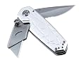 Easy Open Dual Blade Utility Knife - Razor Knife + Combo Blade - Stainless Steel