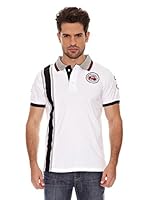 Geographical Norway Polo Manga Corta Kadford Ss Men 402 (Blanco / Marino)