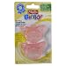 Playtex Baby Binky Most Like Mother One-Piece Silicone Pacifiers: Pink