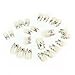 AllBeauty 24pcs New 3D Butterfly False Nail Art Tips Fake Nail Great for Party DIY
