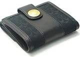 AUTHENTIC COACH ERGO SIGNATURE NW FRENCH PURSE WALLET 40484 (Black/Black)