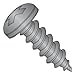 #8 x 1/2" Type A Self-Tapping Screws/Phillips/Pan Head/18-8 Stainless Steel/Black Oxide (Carton: 5,000 pcs)