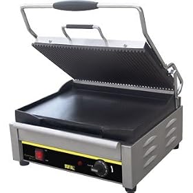 Buffalo Contact Grill Large Ribbed/Flat Plates - high quality and heavy duty kitchen appliances