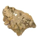 Calcite Charger 01 Cluster White Pyrite Fools Gold Crystal Healing Stone Reiki 3.5