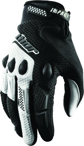 THOR IMPACT MX MOTOCROSS DIRT GLOVE BLACK SMALL 
