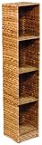 Hansen Korb 300/21/4 CD-Regal aus Wasserhyazinthe / mit 4 F�chern / B 18 T 19 H 70 cm
