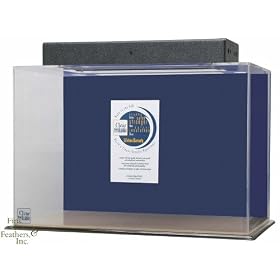 Clear-for-Life Rectangle 55 Gallon Acrylic Aquarium (Sapphire Blue) - Show