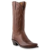 Lucchese Women's Handcrafted 1883 Grace Cowgirl Boot Snip Toe Tan US