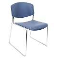 Polypropylene Stackable Chair - Blue