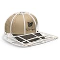 Ball Cap Washer - Safely Clean Your Cap In The Washing Machine or Dishwasher (White) (12"H x 8.5"W x 4.5"D)