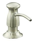 KOHLER K-1893-C-BN Soap or Lotion Dispenser with Transitional Design, Vibrant Brushed Nickel