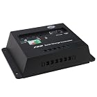 AGPtek® 30A Solar Panel Power Battery Charge Controller / Regulator 12V / 24V 30 Amp with PWM Type of Charging (Automatic Lighting Control + Time Functions)