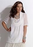 Lace Inset Sweater
