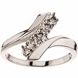 14K White Gold Mother's Ring - 5 Gemstone -- YOU CHOOSE THE COLORS!