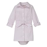 Toddler Girls' Cherokee Striped Shirtdress - Fun Pink
