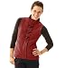 An antidote to boring, boxy vests, the Madeira from Horny Toad is fit to flatter and made of recycled poly Refuge Fleece for smooth, core-warming insulation. PRODUCT FEATURES: Stand-up collar with snap tab closure Full-front zip with stormflap, snap at hem Wooden toggle and loop closures Rib-knit armholes On-seam zippered handwarmer pockets with rib trim Princess seams 80% recycled polyester/20% virigin polyester fleece face bonded to 100% virgin polyester back H1191001 , Horny Toad Madeira Vest Womens , fleece , womens vests , womens fleece vests , vests , womens , women's , womens apparel , womens clothing , womens apparel