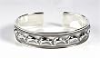 STERLING SILVER BANGLE BRACELET 60mm x 45mm x 15mm