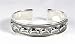 STERLING SILVER BANGLE BRACELET 60mm x 45mm x 15mm