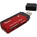 CRSX01 Mini 9-in-1 SD/MicroSD/SDXC Card Reader - Red