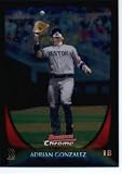 2011 Bowman Chrome #73 Adrian Gonzalez - Boston Red Sox (Baseball Cards)
