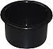 SeaSense Recessed Cup Holder, 3-Inch, x 3-Inch, Black