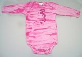 Diaper Dude Baby Camouflage Pink Dragon Long Sleeve Onsie One Piece-3/6 Months