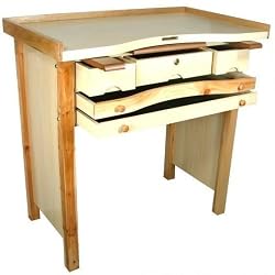 Jewelers Work Bench Wax Carving Soldering 5 Drawer