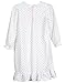 Laura Dare Little Girls Rosebud Jersey Infant Long Sleeve PJ Nightgown, 2t - 6X