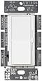 Lutron DVCL-153P-WH Diva Dimmable CFL/LED Dimmer, White