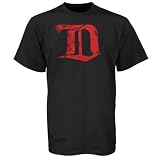 Reebok Detroit Red Wings Charcoal Vintage Logo T-shirt