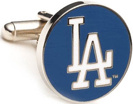Cufflinks Inc Men's LA Dodgers Cufflinks Blue/White