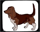 Mouse Pad with barret, hound, dog, pet, animal