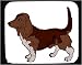 Decorated Mouse Pad with barret, hound, dog, pet, animal