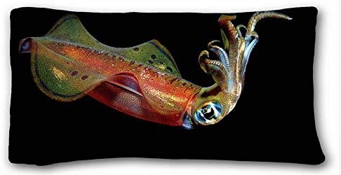 Generic Personalized ( Animals squid black von tentacles ) Pillow Cushion Case Cover One Sides Printed 20x36 Inches suitable for Twin-bed PC-White-17977