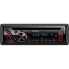 Kenwood KDC-U30R Autoradio (CD/MP3-Tuner, USB und AUX-IN) schwarz