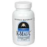 Source Naturals K-Mag C Potass/Mag/Vit C Complex, 120 tablets (Pack of 2)
