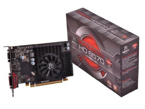 XFX ATI Radeon HD6570 Grafikkarte (PCI-e, 1GB GDDR3 Speicher, 2x DVI, HDMI) passiv
