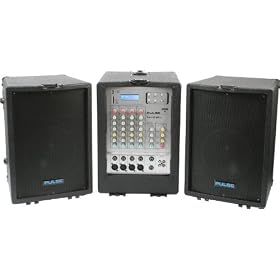 Pulse PA-150MP3 150W, 4 Channel Portable PA System With MP3